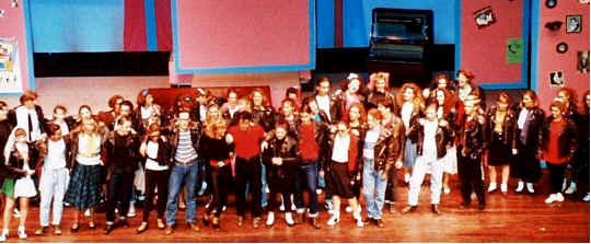 "The Entire Cast of Grease in Leather Jackets"