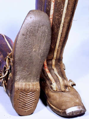 Smooth Soles.  Heel has been added.