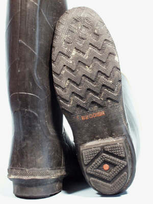 Red Ball Rubber Boots